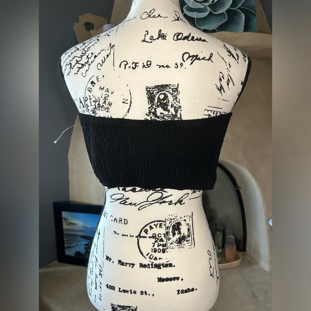 Free People Lula Bandeau Crop Top NWOT